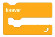 PictoBlox scripting area showing the move 10 steps block from the Motion palette added inside the forever block